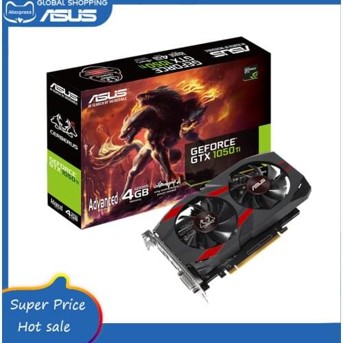 ASUS CERBERUS-GTX1050TI-A4G 4GB GDDR5 Gaming Graphics Card NVIDIA GeForce GTX 1050 TI Video Card
