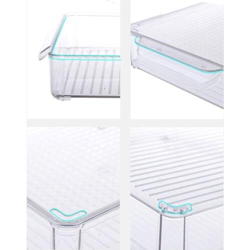 Moisture-proof Food Storage Box Replacement Accessory PET Refrigerator