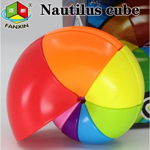 Magic puzzles strange shape cube FanXin Nautilus conch the snail professional speed smooth twisty puzzle cubes game toys for kid