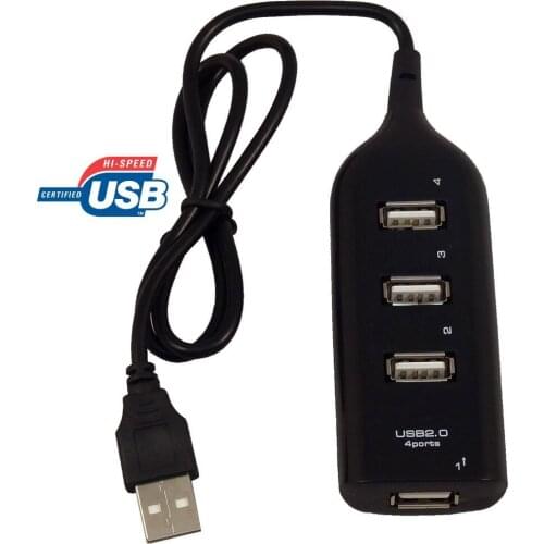 High Speed 4 Port USB 2.0 Multi HUB Splitter Expansion Desktop PC Laptop Adapter