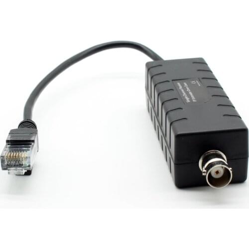 X2pcs one pair single channel Passive IP Extender Over Coaxial Cable 10/100Mbps with RG59 connector transmission 100m