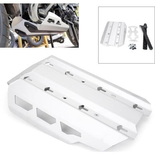Motorbike Engine Guard Long Skid Plate Protection Cover Silver Aluminum For BMW R1200GS ADV 2014 2015 2016 2017