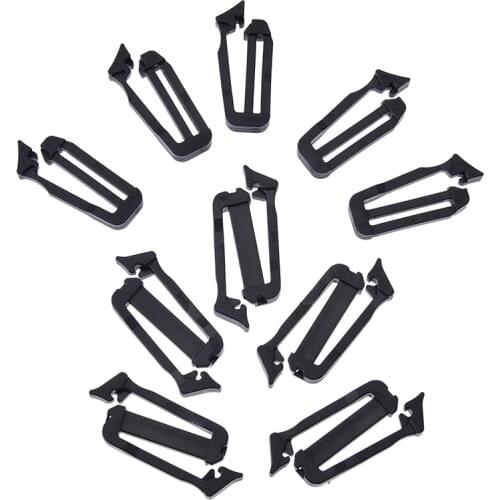 5pcs adjust keeper backpack accessories backpack clips molle webbing buckle strap belt end clip