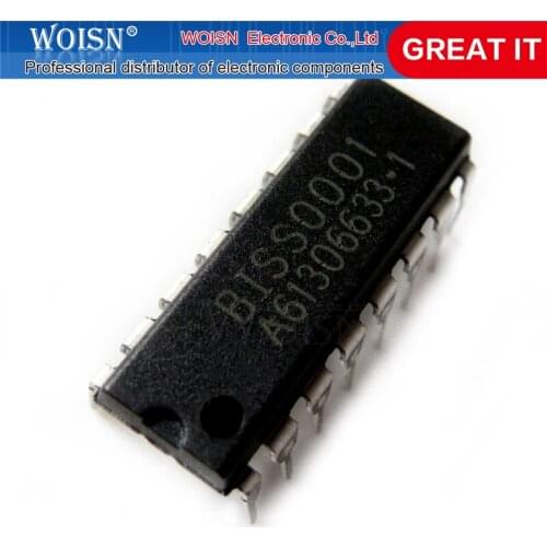 1pcs/lot BISS0001 LP0001 DIP-16 human body infrared sensor chip In Stock