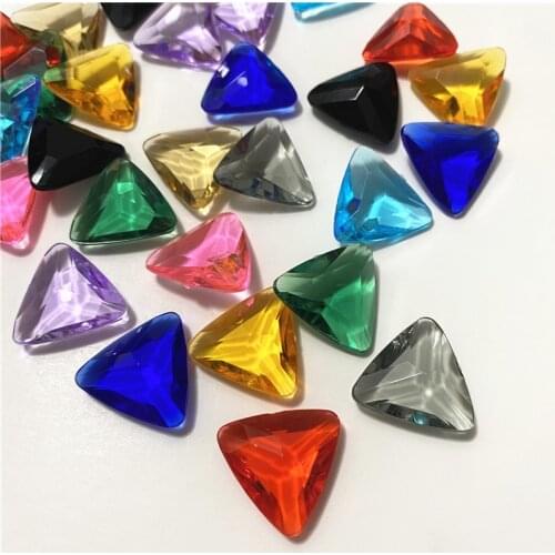 10Pcs Acrylic Plastic 23*23*23mm Clear Triangle Diamond Shape Pawn Pieces For Token Board Games Counter Accessories