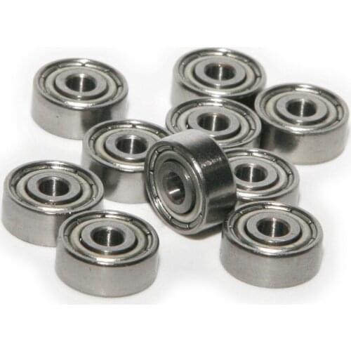 10pcs HCS Deep V Groove Sealed Guide Line Track Pulley Ball Bearing 3*12*4mm