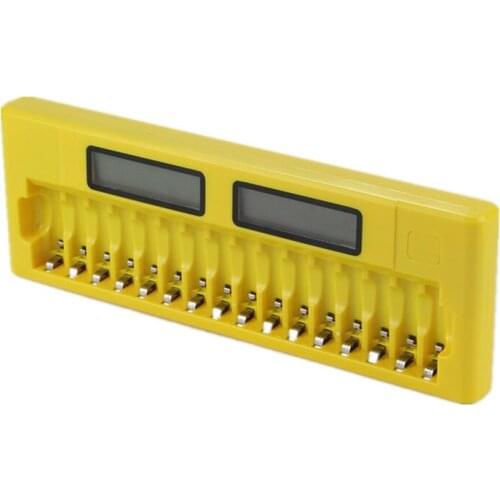 16-slot LCD Smart AA Battery No. 5 Battery No. 7 Battery Ni-MH NI-CD Battery Charger