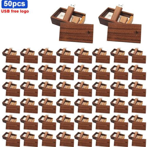 50pcs/lot free custom LOGO print Carbonized Bamboo USB flash drive usb 2.0 8GB 16GB 32GB 64GB engrave photography business gift