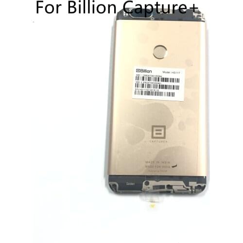 Used Battery Case Cover Back Shell + Camera Glass Lens + Fingerprint Sensor Button With Flex Cable FPC For Billion Capture