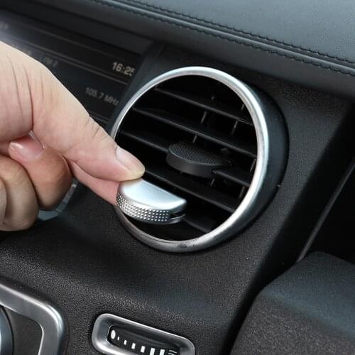 For Land Rover Discovery 3 Discovery 4 LR3 4 Car Modification Chrome Car Air Outlet Adjusting Rod Cover Stickers Car Accessories