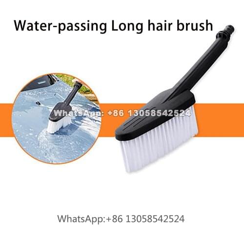 Car Wash Combination Tool Tyre, Car Wheel Dust Brush, Car Detailing Washing Brush, Rotating Brush, Water-passing Brush