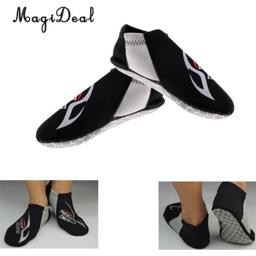 MagiDeal Adult Men Women Non-slip 3mm Neoprene Aqua Socks Swim Surf Beach Scuba Diving Water Sports Wetsuit Shoes Boots Fins