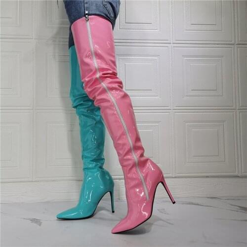 2021 Newest Fashion Women Boots Thin High Heel Pointed Toe Zipper Stylish Fashion Women Shoes Real Picture Manufacturer Boot