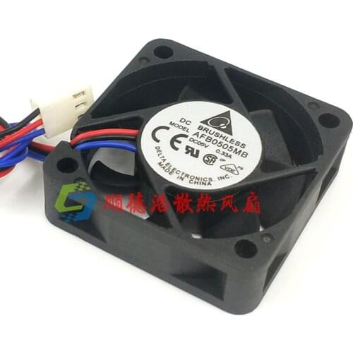 Original 5CM 5015 5V0.33A double ball switch fan AFB0505MB