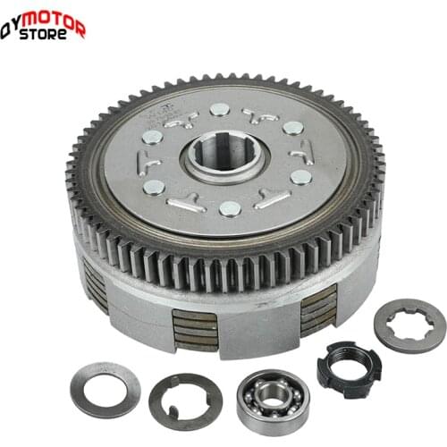 140cc Complete Manual Clutch Assembly kit For 55mm Bore lifan 140 140cc 1P55FMJ Horizontal Kick Starter Engines Dirt Pit Bike
