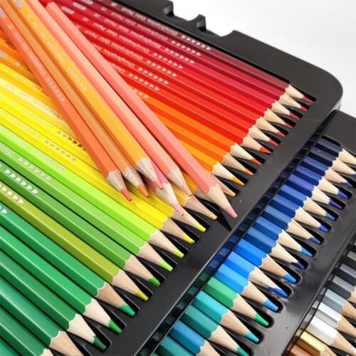 72/120 Colors Professional Oil Color Pencils Wood Colored Pencils For Drawing Hand-Painted School Supplies