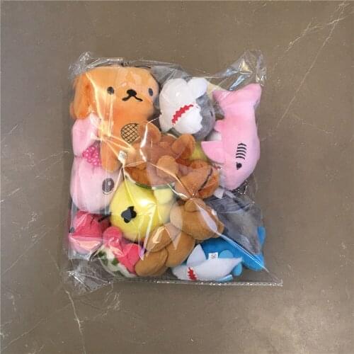 CUTE 8CM MIX Colors Small Rabbit Stuffed Toy , Plush key chain Doll ; Kids gift plush toy , wedding plush toy gift