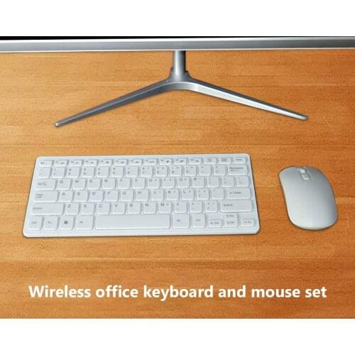 2.4G Portable Wireless Keyboard Mouse Combo Wireless Keyboard Mouse Combos Kit Keypad Ultra-Slim for Office PC Laptop
