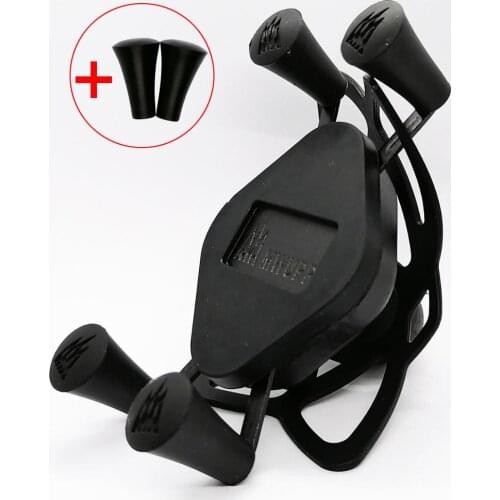 Universal Grip Large Mount Cradle Holder with 1-Inch Ball for 5.6-6.8 inch Smart Phones Mini Tablet