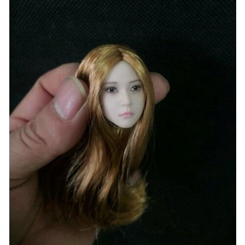1/6th Little Girl blond hair Head Sculpt Carving Fit 12'' Phicen TBL Female Body in stock