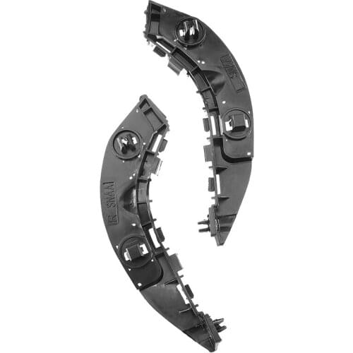 2pcs Black Plastic Car Auto Left Right Front Bumper Retainer Bracket Support Fit For Honda Civic 4-Door Sedan 06-11 Repair Parts