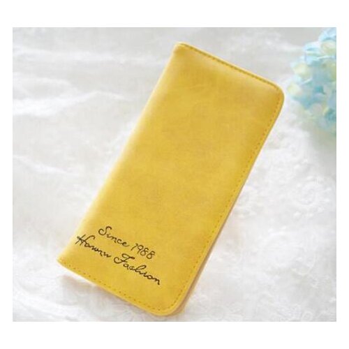 2018 Q1 Yellow SP11 wholesale ladys purse is wide and wide, with soft surface and a long vintage wallet SP 11
