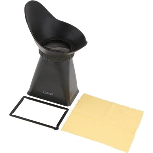 1 Piece V5 3" LCD Viewfinder 2.8x Magnifier Extender Hood EyeCup for 1 J1 V1 DSLR Camera