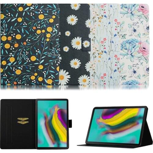 TPU Stand Cover for Samsung Galaxy Tab A7 Lite 8 7 SM-T220 T225 Funda Flower Pattern for Galaxy Tab A7 8.7 Inch 2021