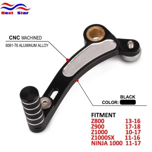 CNC ALUMINUM Adjustable Shift Lever Pedal Gears For KAWASAKI Z 800 900 1000 1000SX NINJA NINJA1000 Z800 Z900 Z1000 Z1000SX