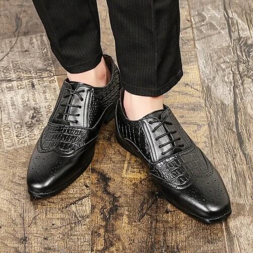 De autumn vestir breathable loafers cuero genuine black Sneaker para dress classic 2020 men mens leather mens Male informales