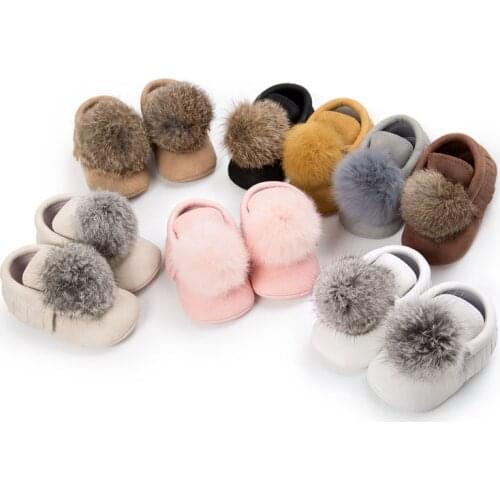 Newborn Infant Boy Girl Baby Moccasins Soft Moccs Shoes Toddler First Walkers Bebe Fashion Fringe Soft Soled Boots PU Leather