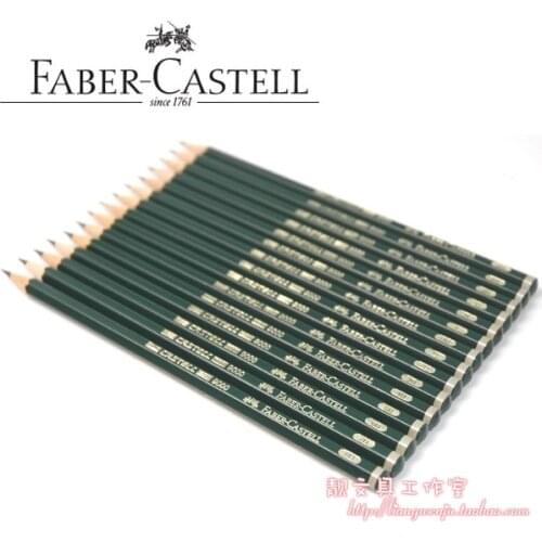 Faber castell 9000 drawing pencil sketch pencils 6H-8B 16pcs/lot