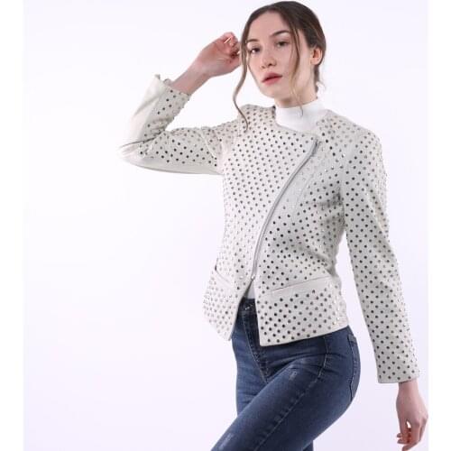 Tas Detailed Leather Jacket