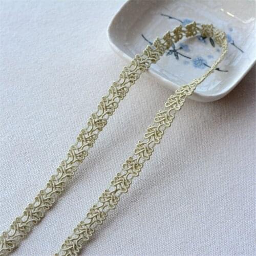 1m Good Quality Polyester Ribbon Lace Trims DIY Stage Design Baby Clothes Bag Decoration Accessories 1cm SX488