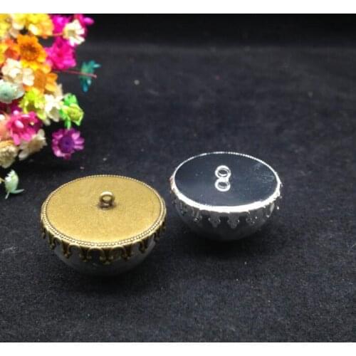 100ets/lot25mm handmade half round glass dome setting base set glass vial pendant jewelry glass globe bottle necklace pendant