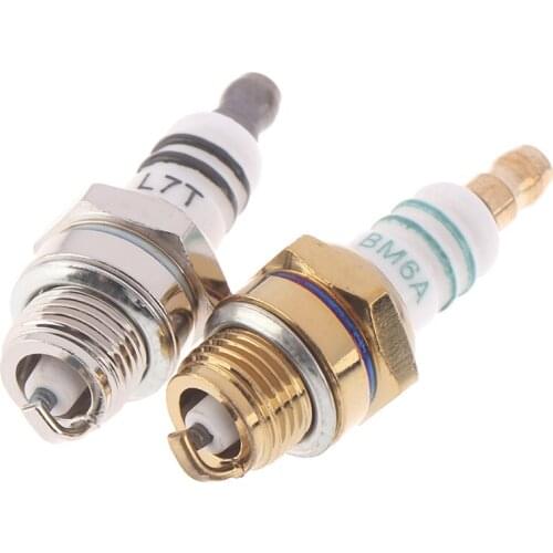 New 1PC BM6A Spark Plug Glow Plug BM6A Small Engine Replacemnet for 2-stroke Chainsaw Lawn Mower Strimmer
