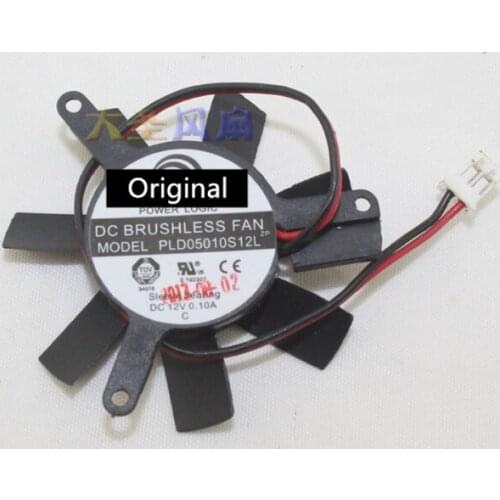 Original 100% working For POWER PLD05010S12L Green DC 12V 0.10A 45x45x10mm Server Cooling Fan