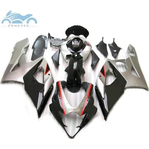 Custom your Fairing kits for SUZUKI 2005 2006 GSXR1000 motorcycle sport fairings set 05 06 GSXR 1000 K5 black silver bodywork