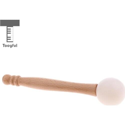Tooyful Rubber Wooden Mallet Tibetan Singing Bowls for Percussion Parts