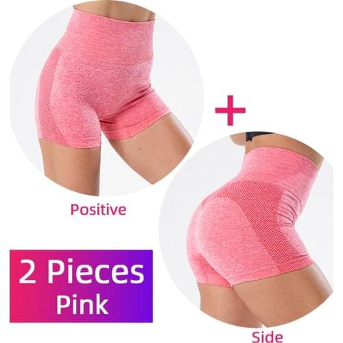 2020 Summer Shorts Women Casual High Waist Workout Slim Shorts For Women Push Up Seamless Running Biker Fitness Shorts