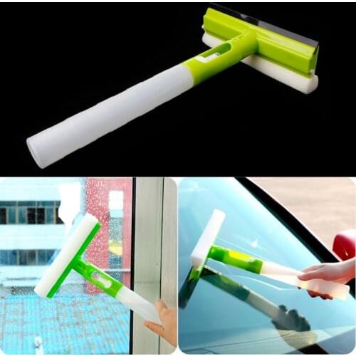 3 In 1 Spray Type Folded Brush Cleaner Car Window Cleaning Airbrush Glass Wiper JAN9