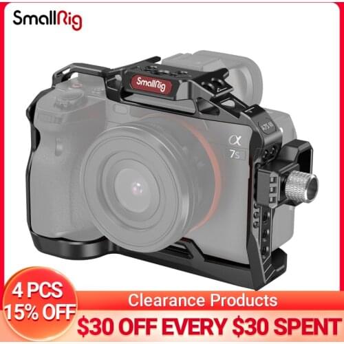 SmallRig Standard Light Camera Cage Kit for Sony A7S3 Alpha 7S III with HDMI Cable NATO rails cold shoe mount DIY Kit 3180