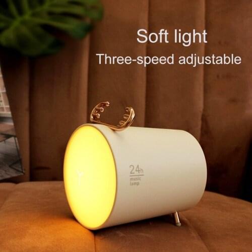 LED Night Light Speaker Bluetooth Stereo Woofer and Deer Light Bedside Lamp Drop shipping