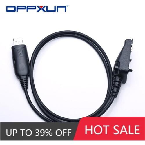OPPXUN USB Programming Cable for Kenwood TK2140 TK3140 TK3180 TK385 TK-290 RPC-K3-U Yaesu Portable Walkie Talkie