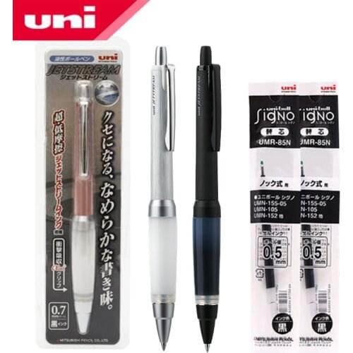 JAPAN UNI Neutral Pen SXN-1000 Metal Material Soft-grip 0.7mm Anti-fatigue Neutral Pen and Pen Core Set