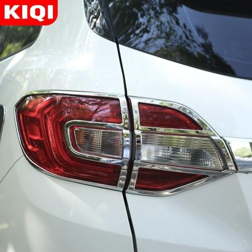For Ford Everest 2015 2016 2017 2018 2019 2020 ABS Rear Back Light Lamp Cover Trim Tail Light Sticker Frame Exterior Accessories