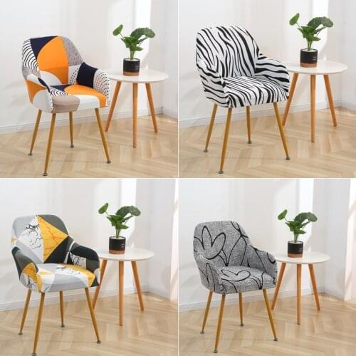 1/2/4/6pc High Arm Chair Cover Elastic Washable Dining Chairs Covers Seat Slipcover Spandex Office Chair Hotel Home Party Nordic
