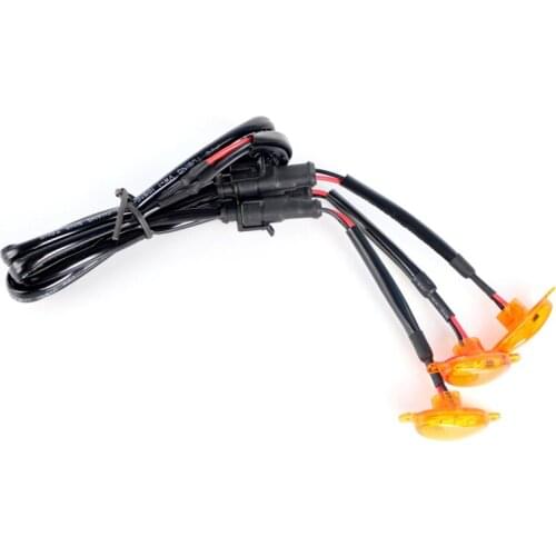 1 Set Amber Car LED Front Bumper Grille DRL Daytime Running Lights Fit for Toyota FJ Cruiser 2007-2009 2010 2011 2012 2013 2014