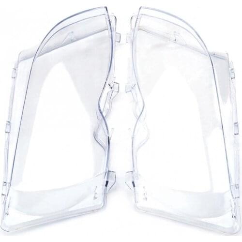 2pcs Car Headlight Clear Lens Cover For BMW E46 4D 320i/ 325i/ 325xi/ 330i/330xi 02-05 63126924044 Car Light headlight cover