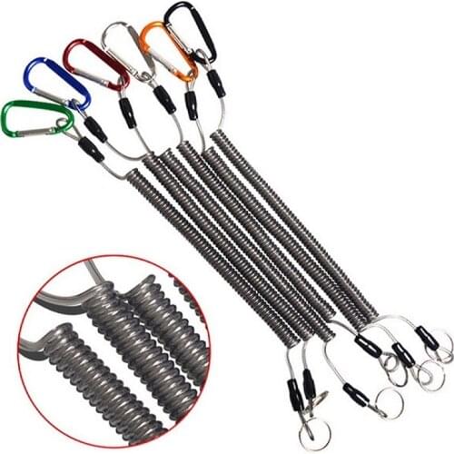 6pcs/lot Practical Boating Steel Wire Camping Tackle Tools Fishing Lanyards Pliers Ropes Fishing Accessory